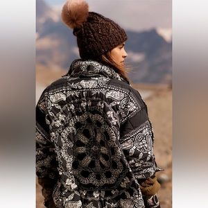 NWT Free People Printed Pippa Packable Puffer Jacket Bandana Print Small